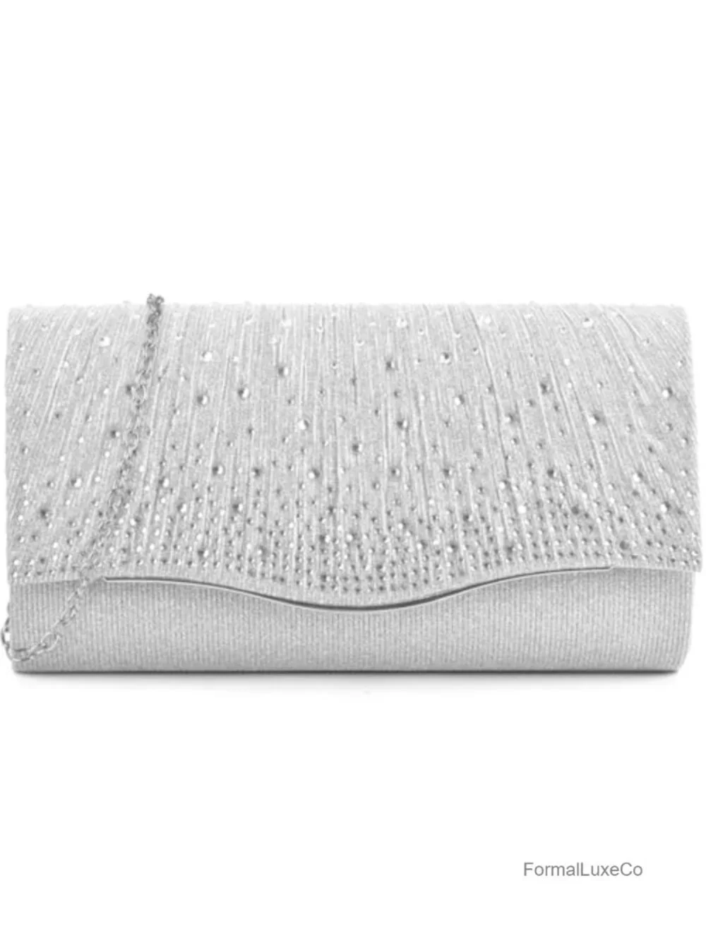 Formal Evening Clutch Satin Shoulder Envelope Party Handbag Wedding Prom Purse